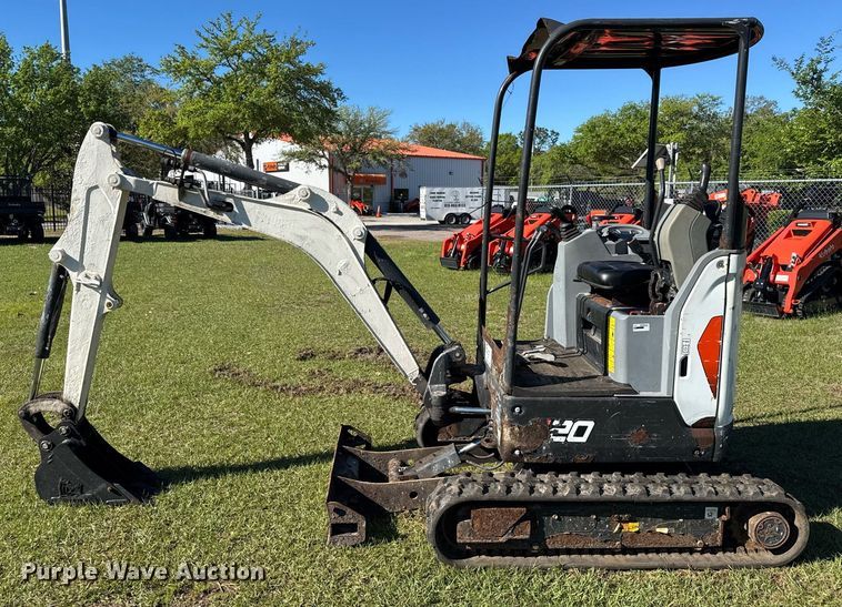 image for item EC3506 2020 Bobcat E20 mini excavator