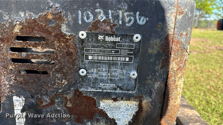 image for item EC3506 2020 Bobcat E20 mini excavator