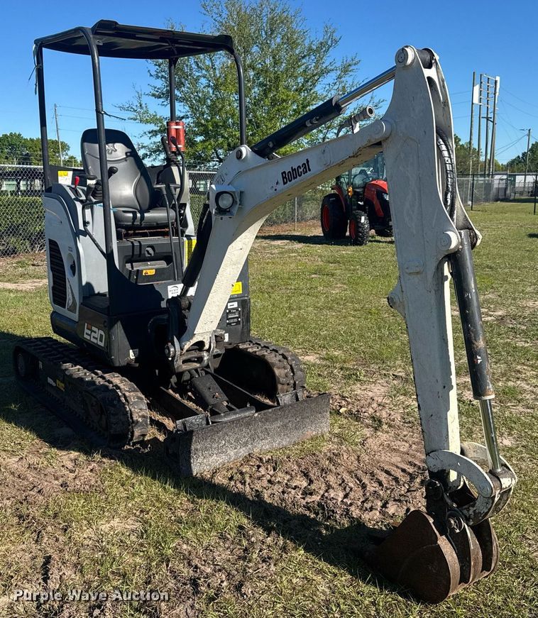 image for item EC3507 2021 Bobcat E20 mini excavator