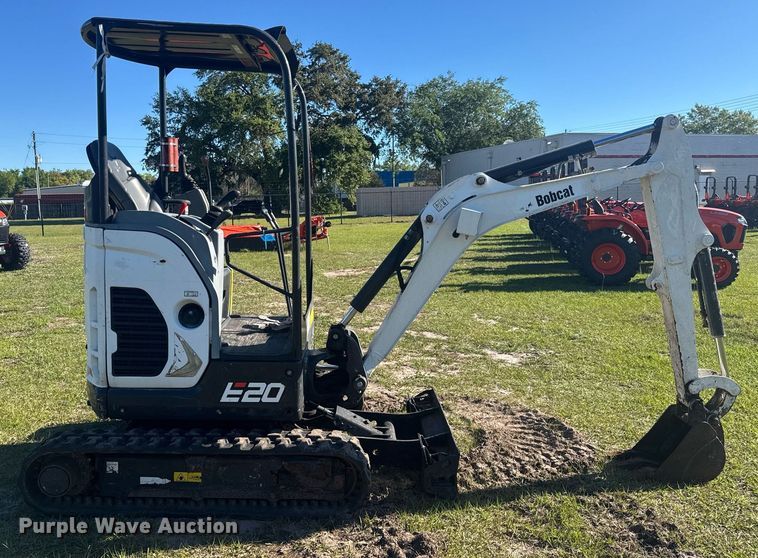 image for item EC3507 2021 Bobcat E20 mini excavator