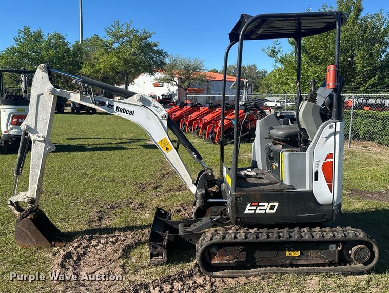 image for item EC3507 2021 Bobcat E20 mini excavator