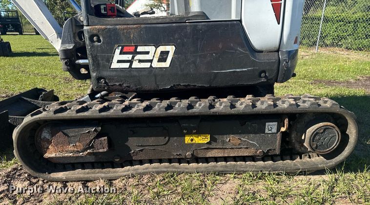 image for item EC3507 2021 Bobcat E20 mini excavator