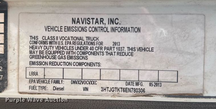 image for item EC3510 2014 Caterpillar CT660 dump truck