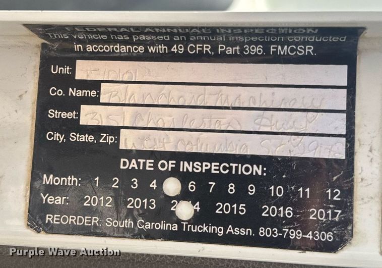 image for item EC3510 2014 Caterpillar CT660 dump truck