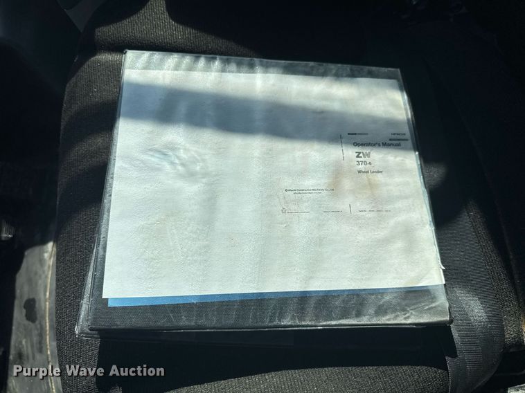 image for item EC3511 2020 Hitachi ZW370-6 wheel loader