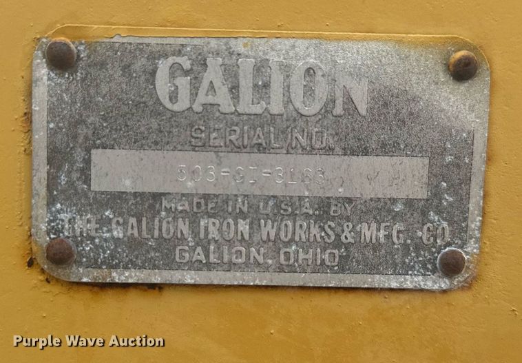 image for item EC3512 1959 Galion 503 rigid frame motor grader