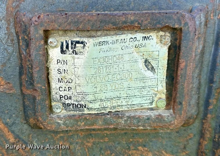 image for item EC4040 Werk-Brau EX30HD48 excavator bucket
