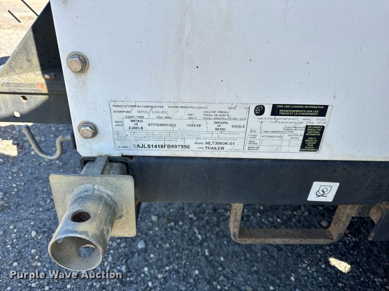 image for item EC4059 2015 Magnum MLT3060K light plant