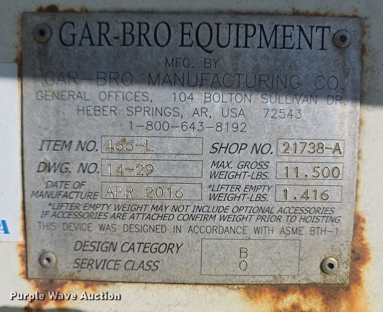 image for item EC4070 GAR-BRO concrete bucket