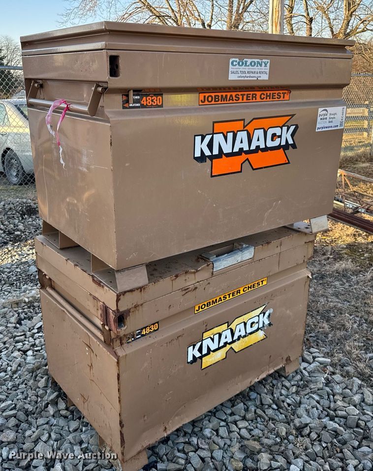 image for item EC4076 (4) Knaack job boxes 