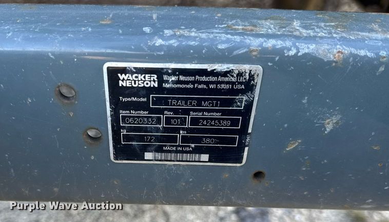 image for item EC4082 Wacker Neuson G25 generator