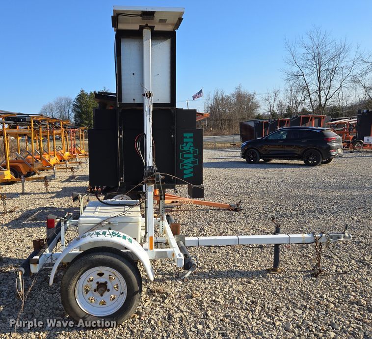 image for item EC4099 Speed limit sign trailer