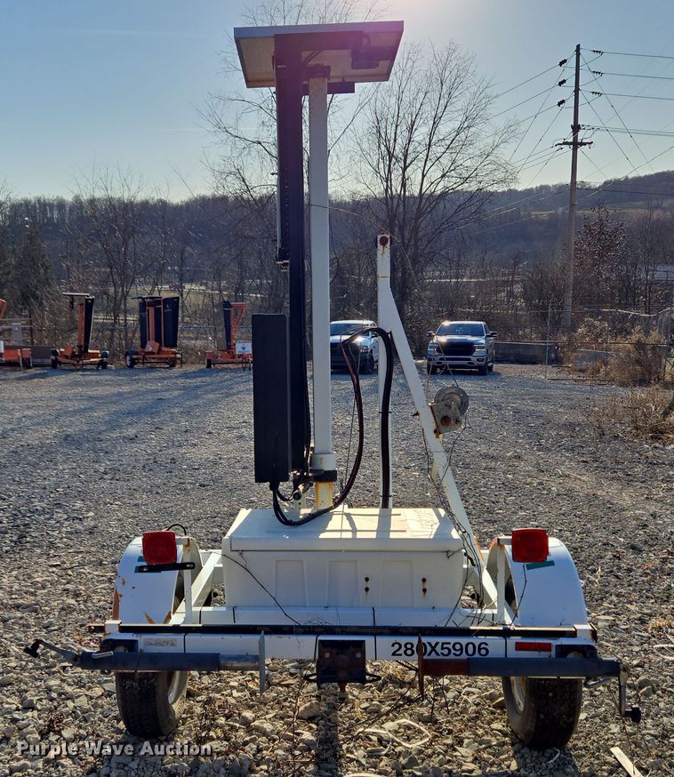 image for item EC4099 Speed limit sign trailer