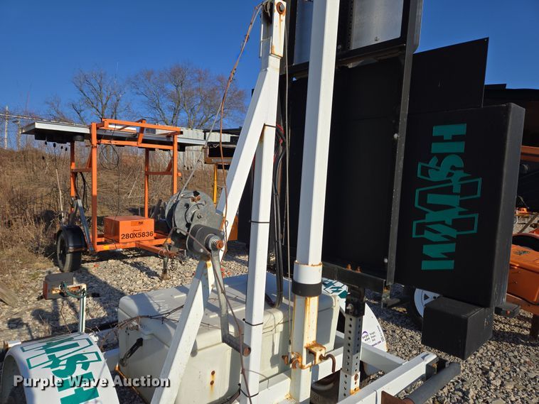 image for item EC4099 Speed limit sign trailer