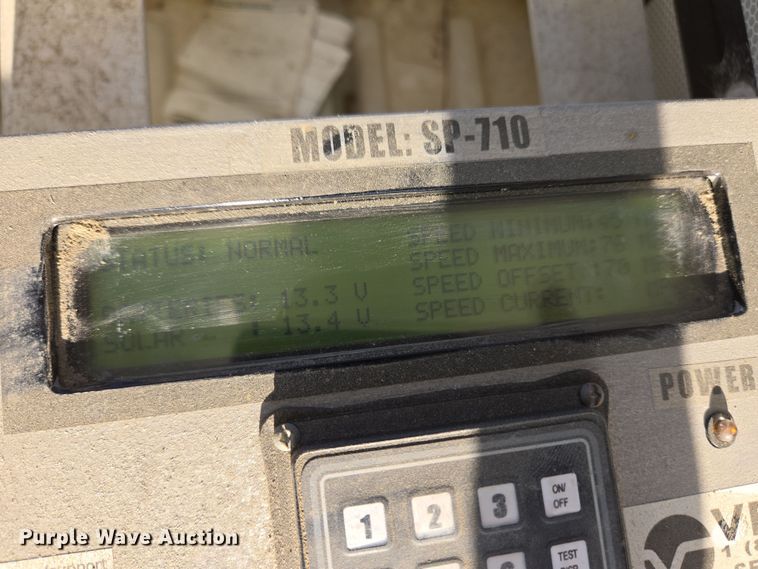 image for item EC4099 Speed limit sign trailer