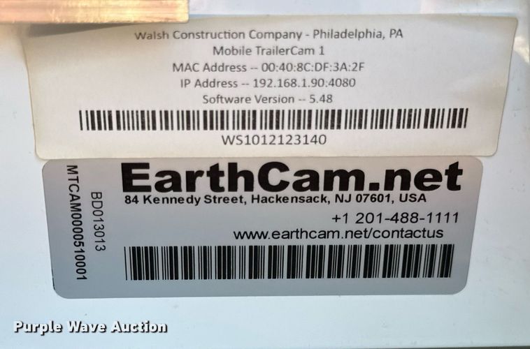 image for item EC4100 EarthCam security trailer