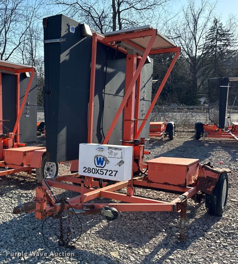 image for item EC4101 (2) 2012 Wanco WTLMB message board trailers