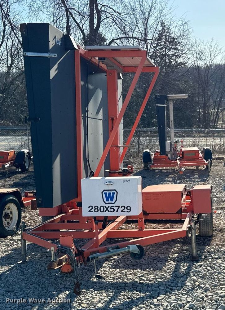 image for item EC4101 (2) 2012 Wanco WTLMB message board trailers