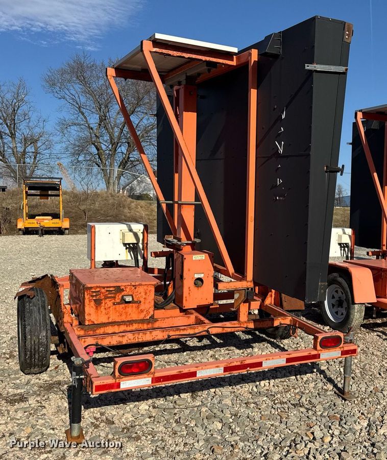 image for item EC4101 (2) 2012 Wanco WTLMB message board trailers