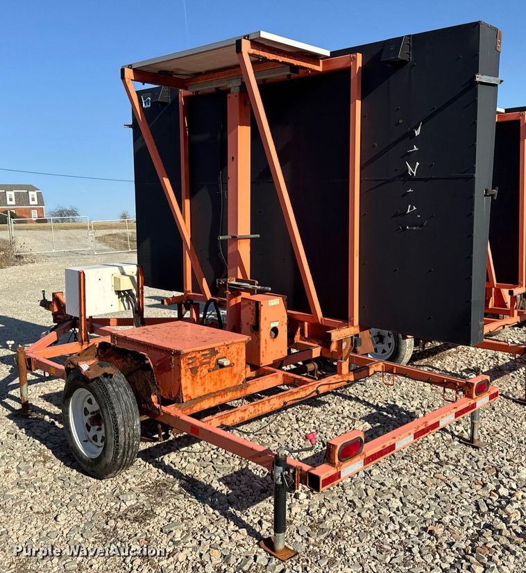 image for item EC4101 (2) 2012 Wanco WTLMB message board trailers