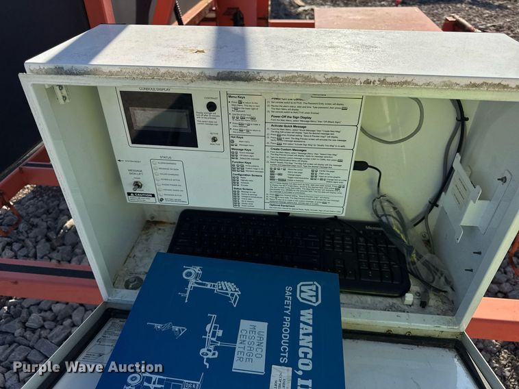 image for item EC4101 (2) 2012 Wanco WTLMB message board trailers