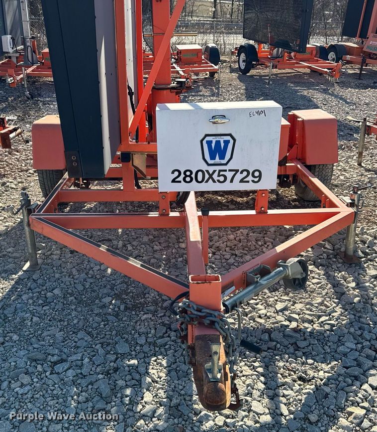 image for item EC4101 (2) 2012 Wanco WTLMB message board trailers