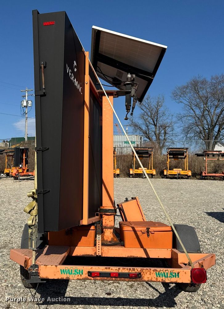 image for item EC4102 2012 Ver-Mac PCMS 1500 message board trailer