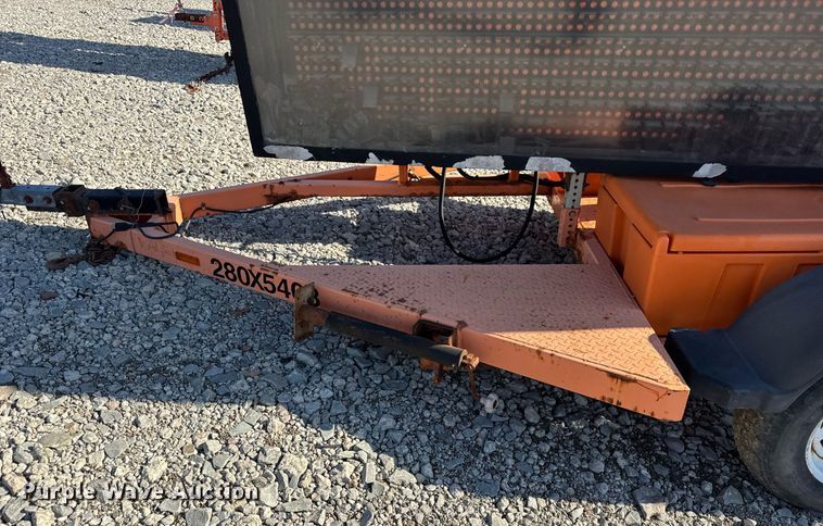 image for item EC4102 2012 Ver-Mac PCMS 1500 message board trailer