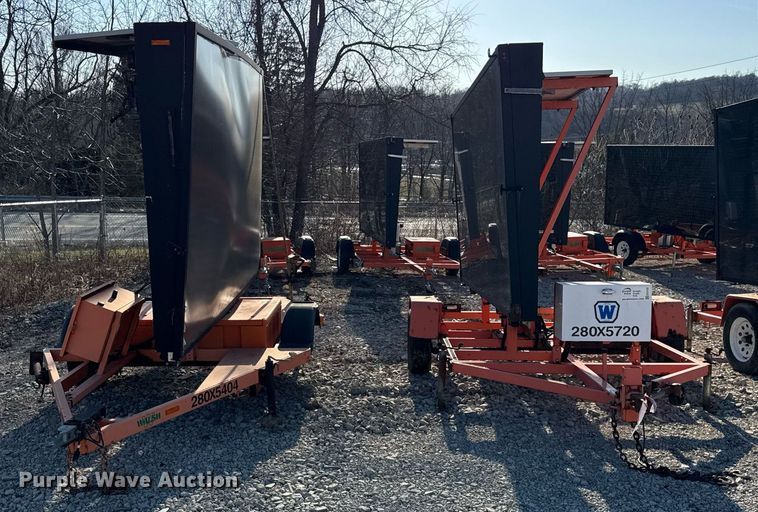 image for item EC4103 (2) message board trailers