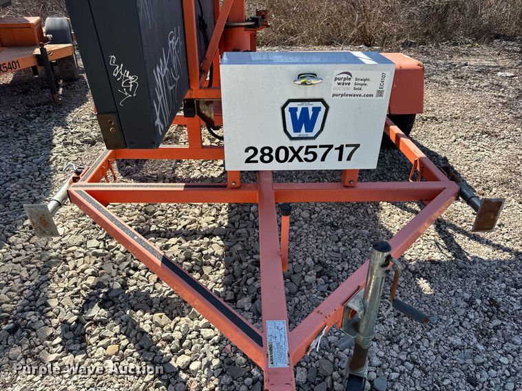 image for item EC4107 2012 Wanco WTLMB message board trailer