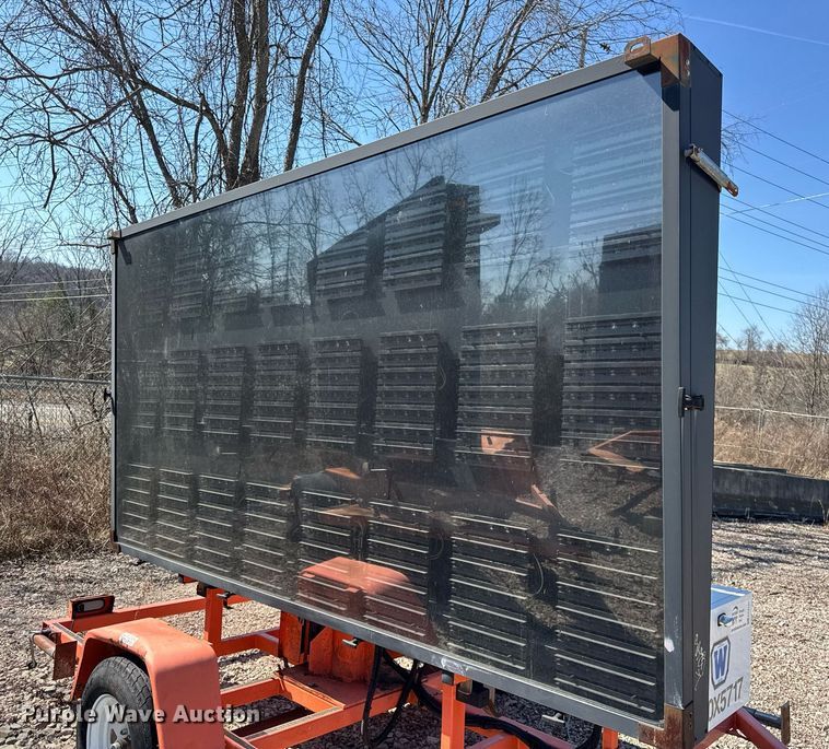 image for item EC4107 2012 Wanco WTLMB message board trailer