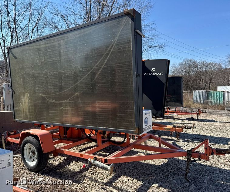 image for item EC4108 2012 Wanco WTLMB message board trailer