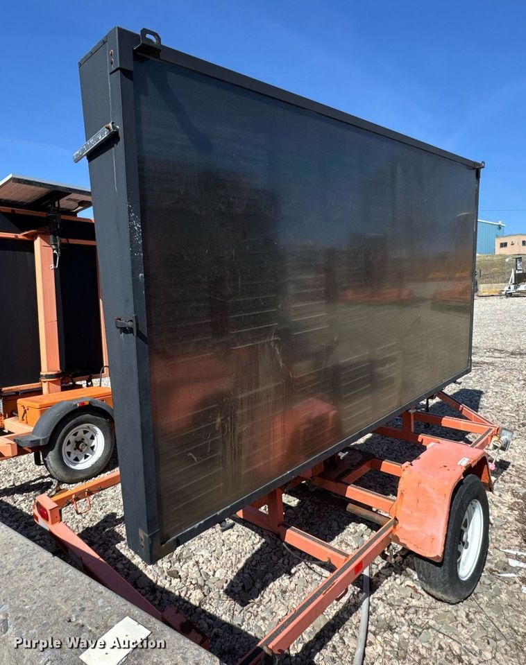 image for item EC4108 2012 Wanco WTLMB message board trailer