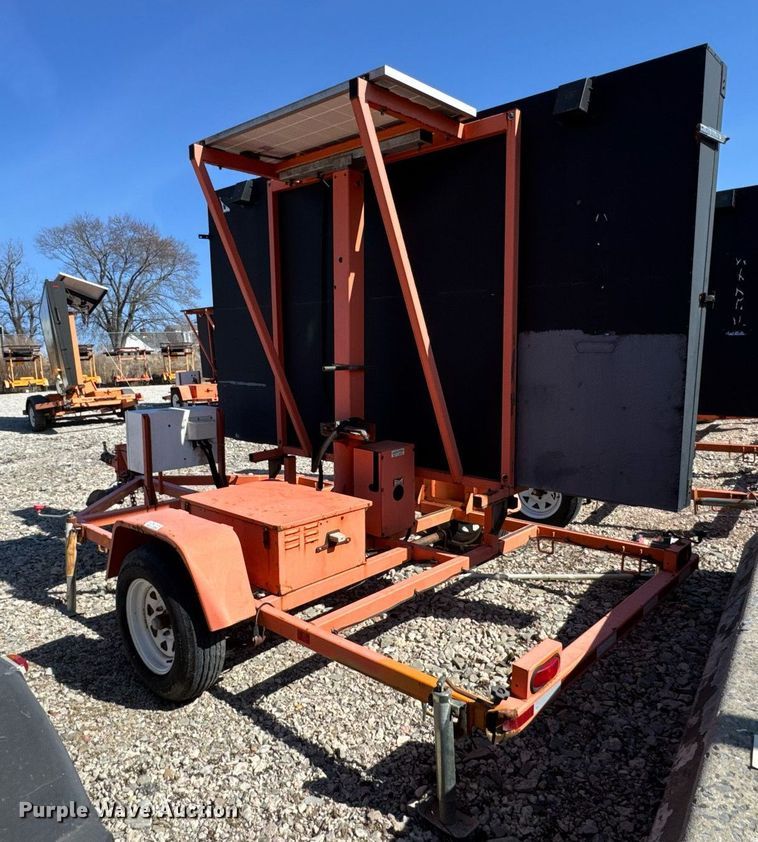 image for item EC4108 2012 Wanco WTLMB message board trailer