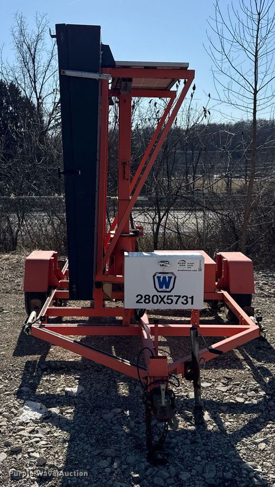 image for item EC4110 2012 Wanco WTLMB message board trailer