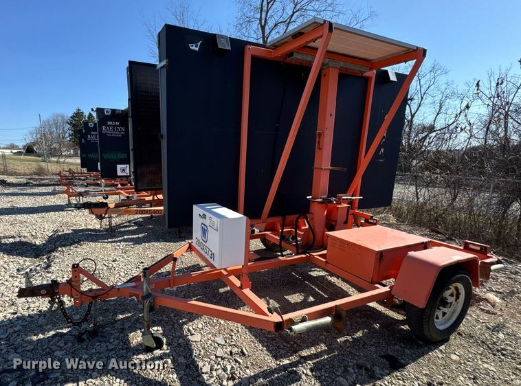 image for item EC4110 2012 Wanco WTLMB message board trailer