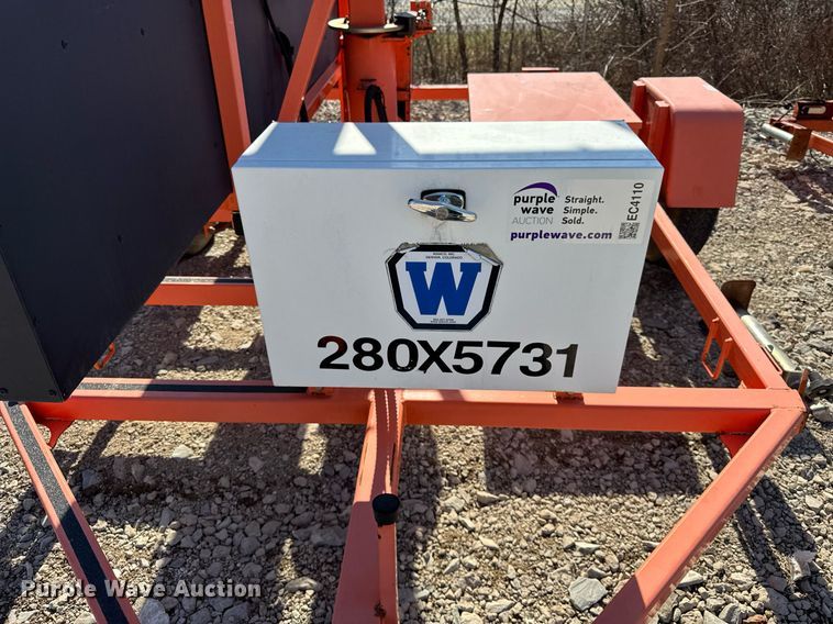 image for item EC4110 2012 Wanco WTLMB message board trailer