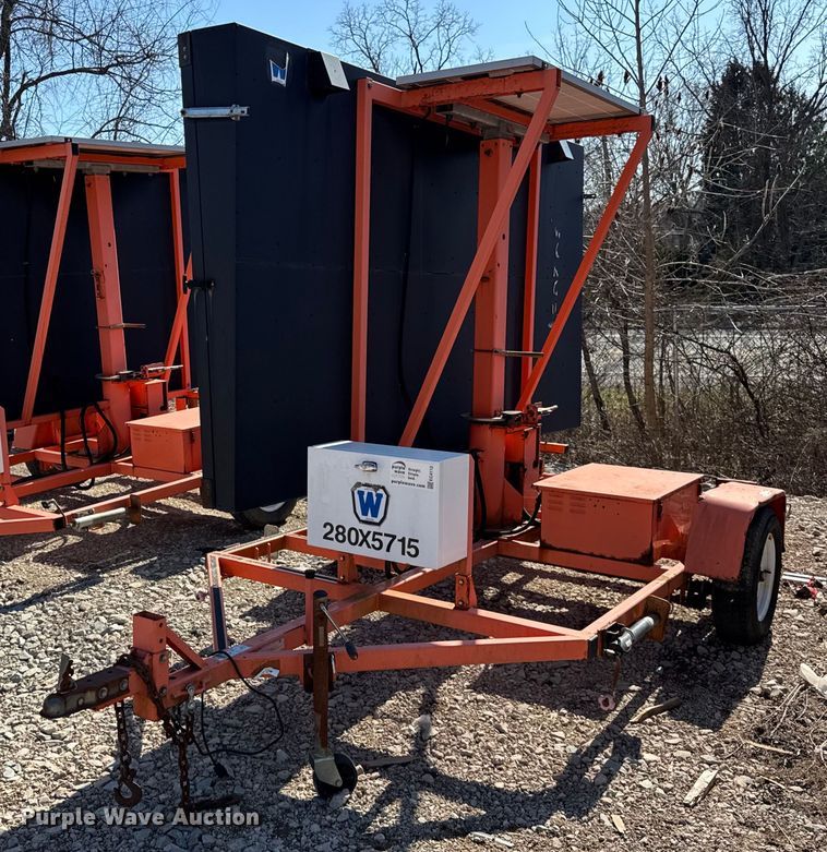 image for item EC4112 2012 Wanco WTLMB message board trailer