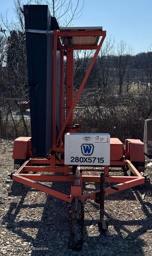 image for item EC4112 2012 Wanco WTLMB message board trailer