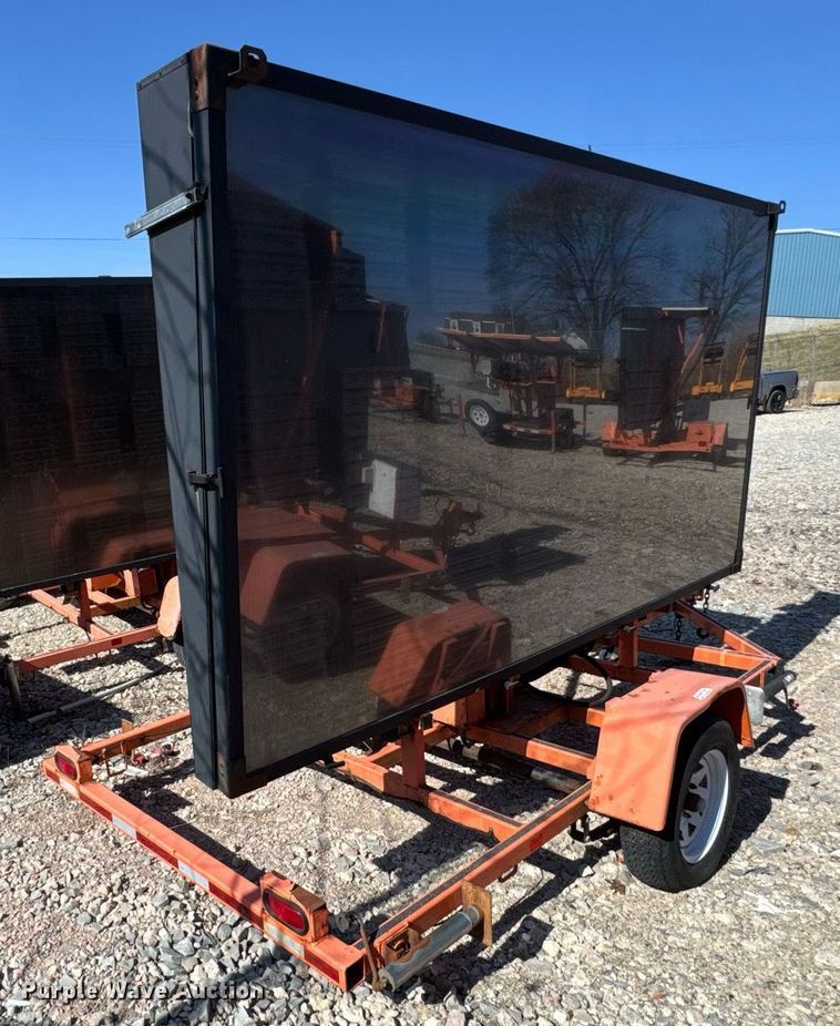 image for item EC4112 2012 Wanco WTLMB message board trailer