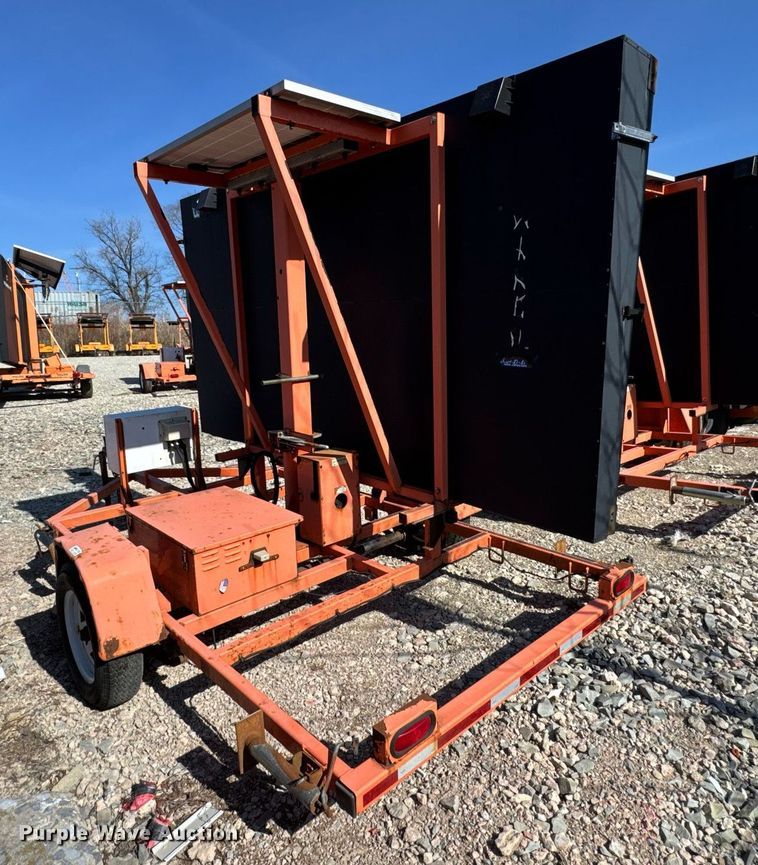 image for item EC4112 2012 Wanco WTLMB message board trailer