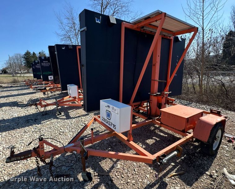 image for item EC4112 2012 Wanco WTLMB message board trailer