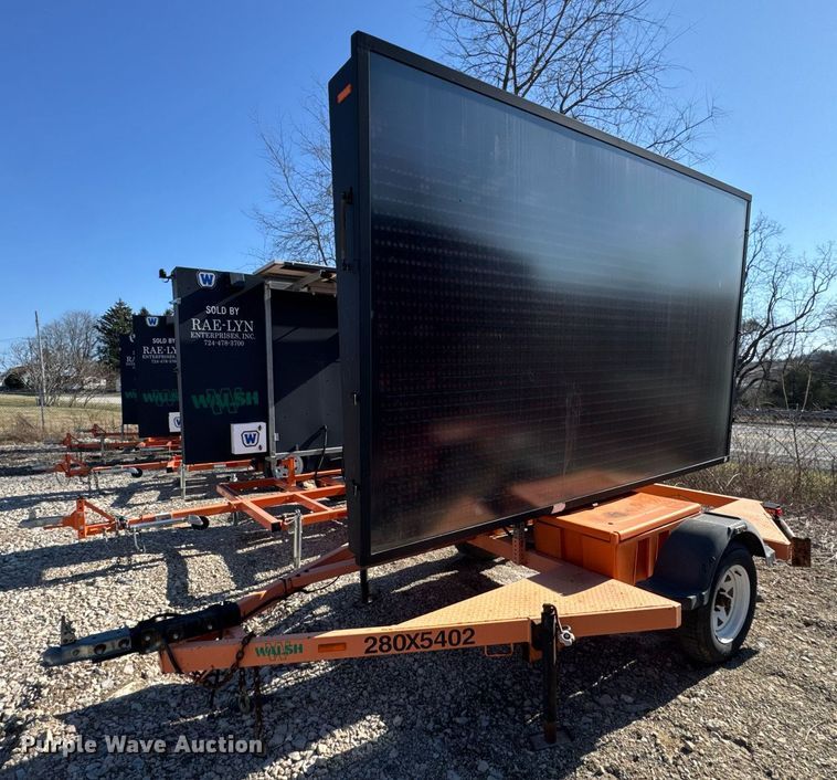 image for item EC4113 2012 Ver-Mac PCMS 1500 message board trailer