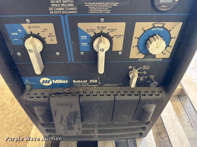 image for item EC4122 Miller Bobcat 250 welder/generator