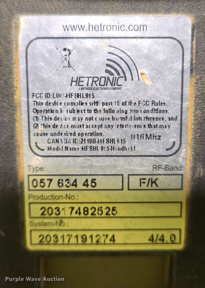 image for item EC4124 2017 Bomag BMP 8500 trench compactor