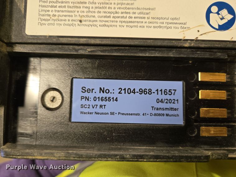 image for item EC4125 Wacker Neuson trench compactor