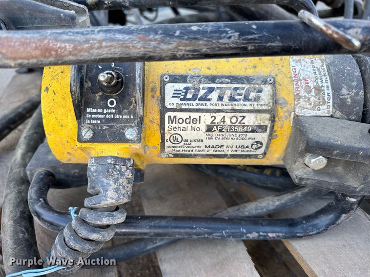 image for item EC4140 Oztec BP50A concrete vibrator