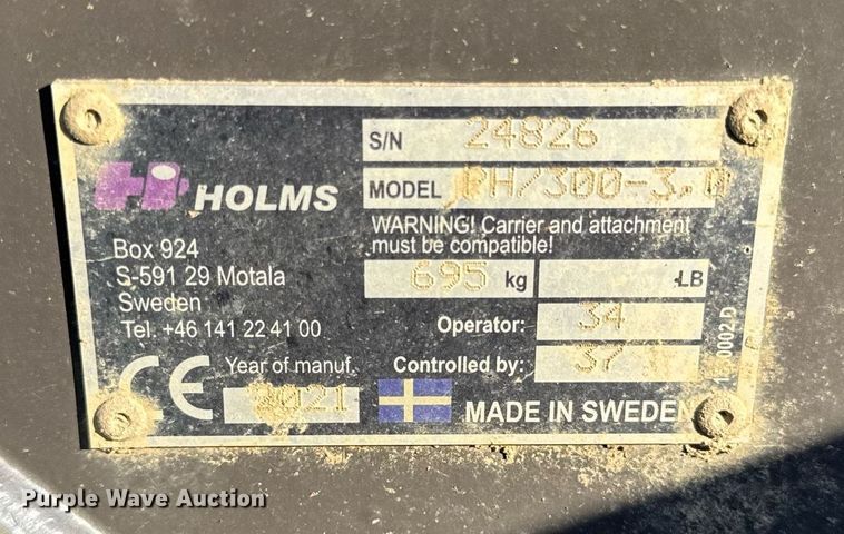 image for item EC4154 Holms PH/300-3.0 sweeper
