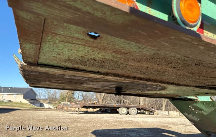 image for item ED4100 1987 Shop built drop deck equipment trailer