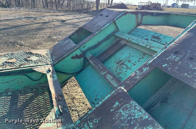 image for item ED4100 1987 Shop built drop deck equipment trailer